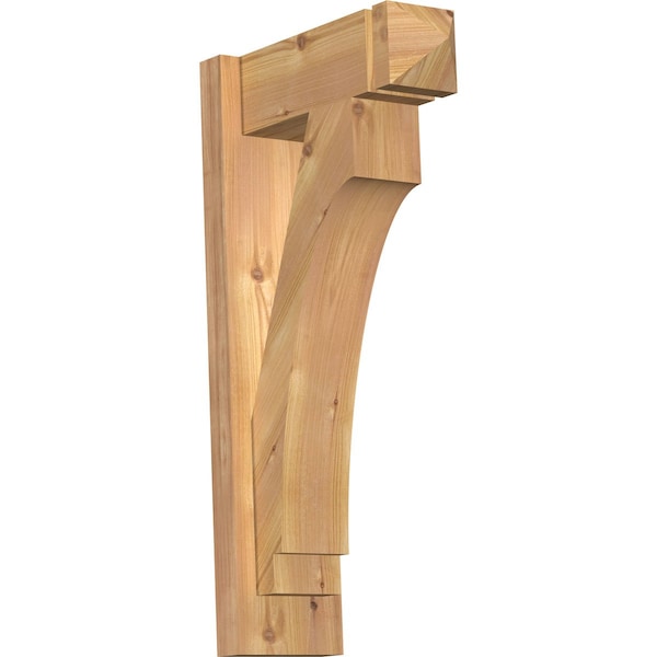 Ekena Millwork Imperial Arts & Crafts Smooth Outlooker, Western Red Cedar, 5 1/2"W x 14"D x 26"H OUT06X14X26IMP03SWR - main